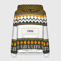 Толстовка-худи женская Как кофта из девяностых FIRM, цвет: 3D-белый