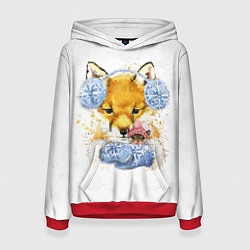 Женская толстовка Лисичка с мышкой
