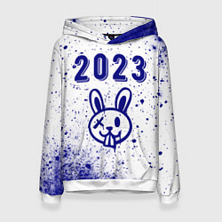 Женская толстовка 2023 Кролик в стиле граффити на светлом