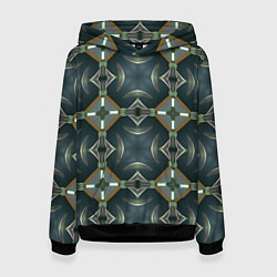 Женская толстовка Абстрактный геометрический узор в стиле фэнтези