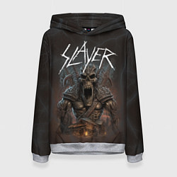 Толстовка-худи женская Slayer rock monster, цвет: 3D-меланж