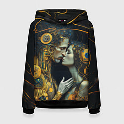 Женская толстовка Gustav Klimt Cyberpunk