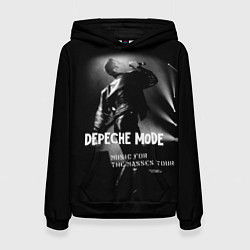 Толстовка-худи женская Depeche Mode - Music for the Masses tour, цвет: 3D-черный