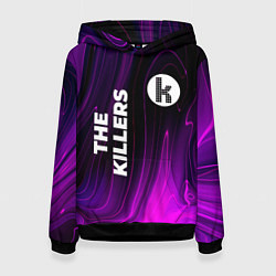 Толстовка-худи женская The Killers violet plasma, цвет: 3D-черный