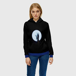 Толстовка-худи женская The Limba - Celine, цвет: 3D-синий — фото 2