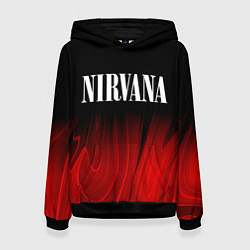 Женская толстовка Nirvana red plasma