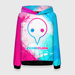Женская толстовка Evangelion neon gradient style