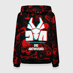 Женская толстовка Die Antwoord rock glitch