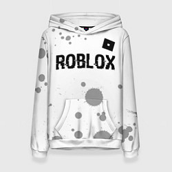Женская толстовка Roblox glitch на светлом фоне: символ сверху