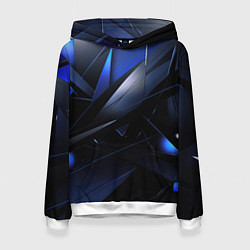 Женская толстовка Blue black background