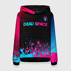 Женская толстовка Dead Space - neon gradient: символ сверху