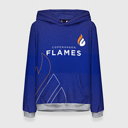 Женская толстовка Форма Copenhagen Flames