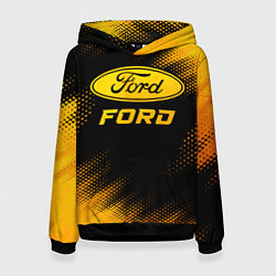 Женская толстовка Ford - gold gradient