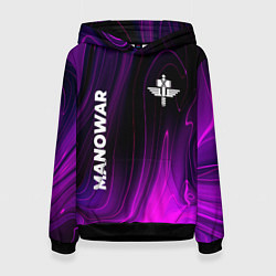 Женская толстовка Manowar violet plasma