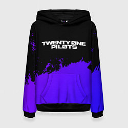 Женская толстовка Twenty One Pilots purple grunge