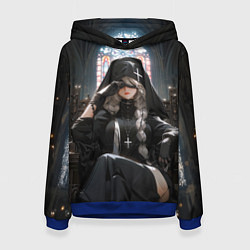 Женская толстовка Монашка 2b от нейросети