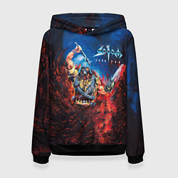 Толстовка-худи женская Sodom Cod red, цвет: 3D-черный