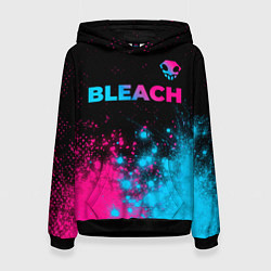 Женская толстовка Bleach - neon gradient: символ сверху