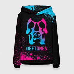 Женская толстовка Deftones - neon gradient