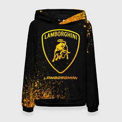 Женская толстовка Lamborghini - gold gradient