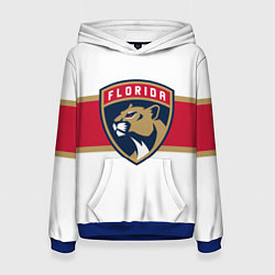 Толстовка-худи женская Florida panthers - uniform - hockey, цвет: 3D-синий