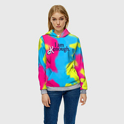 Толстовка-худи женская I Am Kenough Tie-Dye, цвет: 3D-меланж — фото 2