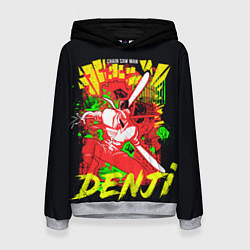 Женская толстовка Человек-бензопила - поп арт