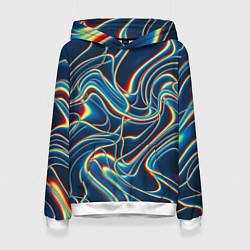 Женская толстовка Abstract waves