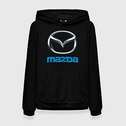 Толстовка-худи женская Mazda sportcar, цвет: 3D-черный