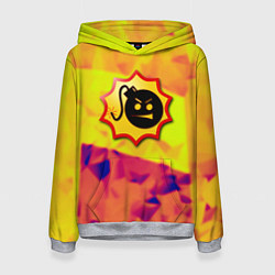 Толстовка-худи женская Serious Sam Croteam, цвет: 3D-меланж