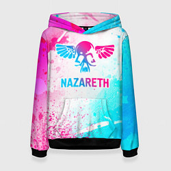 Женская толстовка Nazareth neon gradient style