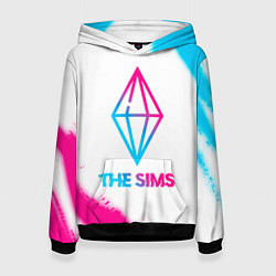 Женская толстовка The Sims neon gradient style