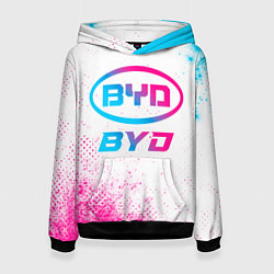 Женская толстовка BYD neon gradient style