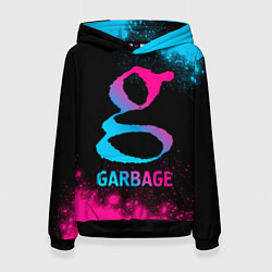 Женская толстовка Garbage - neon gradient