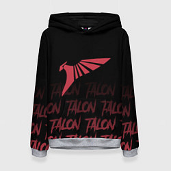 Толстовка-худи женская Talon style, цвет: 3D-меланж