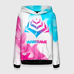Женская толстовка Warframe neon gradient style