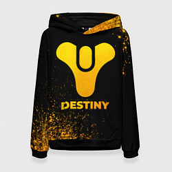 Женская толстовка Destiny - gold gradient