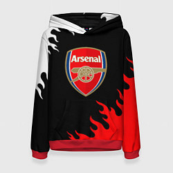 Женская толстовка Arsenal fc flame