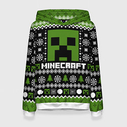 Женская толстовка Minecraft christmas sweater