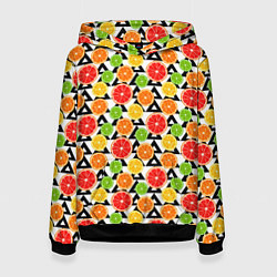 Женская толстовка Citrus pattern