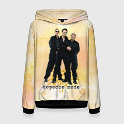 Толстовка-худи женская Depeche Mode - Universe band, цвет: 3D-черный