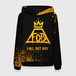 Женская толстовка Fall Out Boy - gold gradient