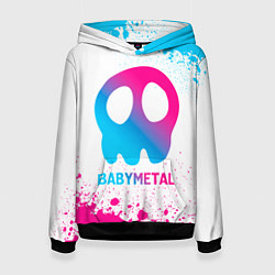 Женская толстовка Babymetal neon gradient style