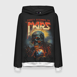 Женская толстовка Thirty seconds to mars skull