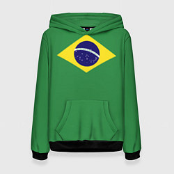 Женская толстовка Бразилия флаг
