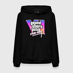 Женская толстовка Gta 6 vice city logo