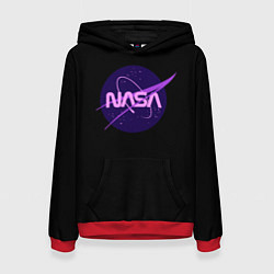 Женская толстовка NASA neon space