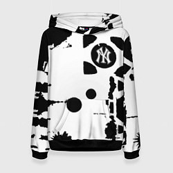 Женская толстовка New York yankees - baseball team pattern