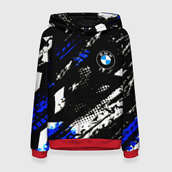 Женская толстовка BMW stripes color auto sport