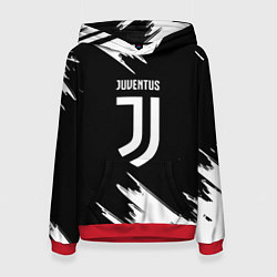 Женская толстовка Juventus краски текстура